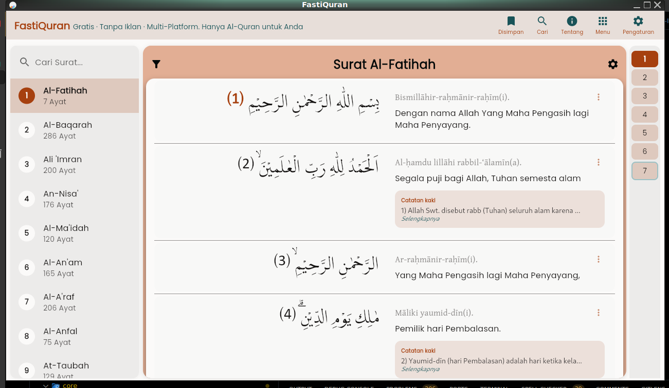FastiQuran Aplikasi Baca Al-Quran